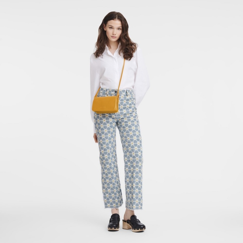 Apricot Longchamp Le Foulonne XS Women's Crossbody Bags